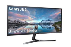 Samsung S34J550WQR - LED monitor - 34.1" - 3440 x 1440 Ultra WQHD @ 75 Hz - VA - 300 cd/m&sup2; - 3000:1-4 ms - 2xHDMI
