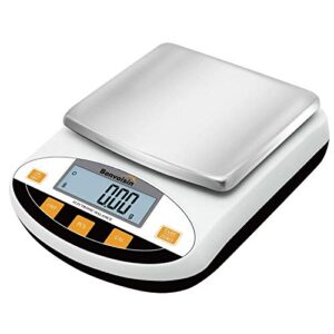 Bonvoisin 0.01g Lab Scale Digital Precision Analytical Balance High Precision Electronic Balance Jewelry Scale Kitchen Scale Scientific Scale Laboratory Scale Balance 10mg Readability (2000gx0.01g)