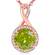 LAVUMO Necklaces for Women Sterling Silver Gold Necklace Pendant Jewellery Gifts for Her Girlfrie...