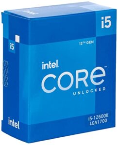 Intel Core i5-12600K 12th Generation Desktop Processor (Base Clock: 3.7GHz Tuboboost: 4.9GHz