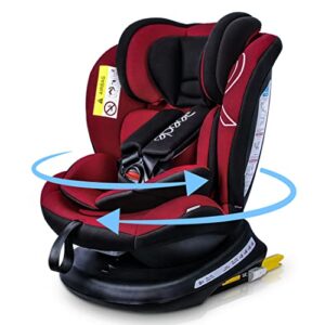 Reecle 360 Swivel Baby Car Seat with ISOFIX