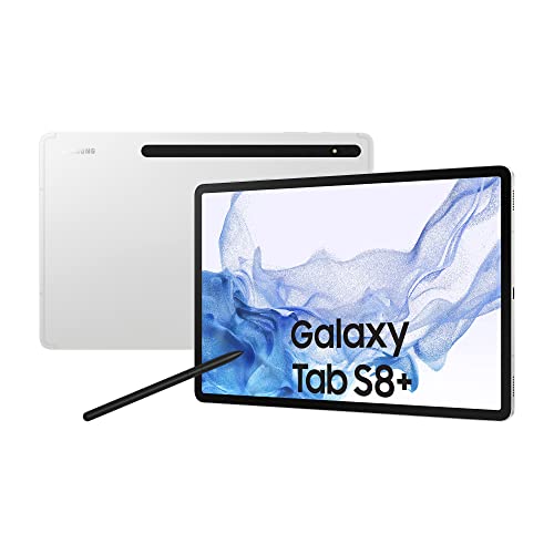 Samsung Galaxy Tab S8+ WiFi 12.4 Inch 256GB Silver 3 Year Manufacturer Warranty