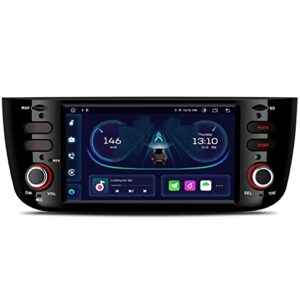 XTRONS Octa Android 11 Car Stereo DVD Player 6.2 Inch 1 DIN GPS Navigation Built-in CarAutoPlay DSP Dual UI RDS Radio A2DP Bluetooth Support AHD CAM WIFI TPMS DVR DAB+ for Fiat Punto Linea