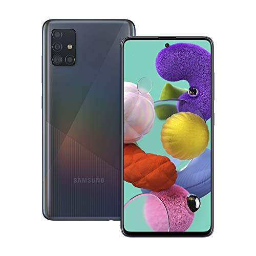 Samsung Galaxy A51 Mobile Phone; Sim Free Smartphone - Prism Crush Black