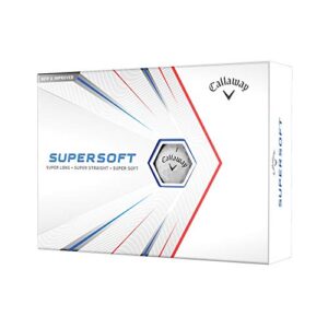 Callaway Golf Supersoft Golf Balls 2021 (Pack of 12-balls)