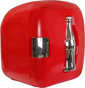 Coca Cola CCU09 Coke Mini Fridge 7.9L 12 Can Personal Portable Cooler Warmer Refrigerator for Snacks Lunch Drinks