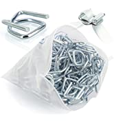 Strapping Semi Open Seals 500pcs, Heavy Duty Open Metal Seals For 12mm/16mm/19mm Polyester(PET) P...