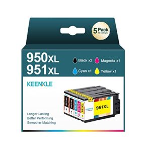950XL 951XL Multipack Combo Pack Ink Cartridges High Yield Replacement for HP 950 951 XL Compatible for Officejet Pro 8610 8600 8100 8620 8640 8630 8625 276dw 251dw (Black/Cyan/Magenta/Yellow