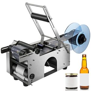 VEVOR MT-50 Semi-automatic Round Bottle Labeling Machine