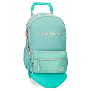 Pepe Jeans Jane Small Backpack Blue 19 x 23 x 8 cm Polyester 3.5 L