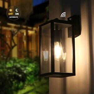 BRIMMEL Outdoor Wall Light Dusk to Dawn Porch Light