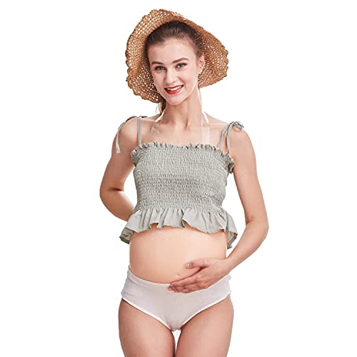 ONEFENG Fake Pregnancy Belly Fake Belly for Acting as a Pregnant Women with Velcro Belt
