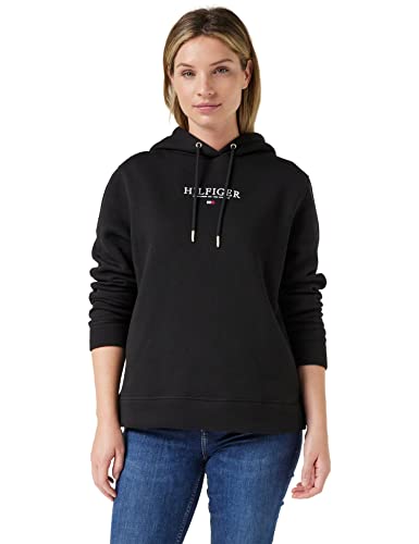 Tommy Hilfiger Women’s Hoodie Hilfiger Hoody LS Fleece in Cotton Blend