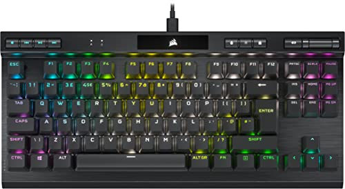 Corsair K70 RGB TKL CHAMPION SERIES Tenkeyless Optical-Mechanical Gaming Keyboard (OPX RGB Optical-Mechanical Keyswitches