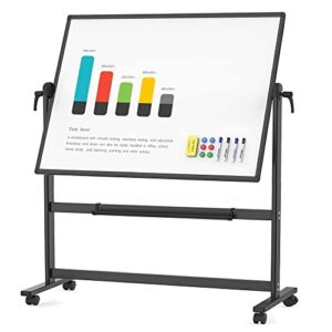 VIZ-PRO Double-Sided Magnetic Mobile Whiteboard