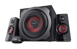 Trust Gaming GXT 38 Tytan 2.1 PC Speakers with Wooden Subwoofer