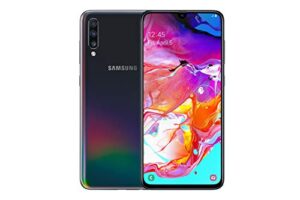 Samsung Galaxy A70 Dual-SIM 128GB 6.7-Inch FHD+ Android 9 Pie UK Version Smartphone - Black