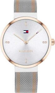 Tommy Hilfiger Womens Analogue Quartz Watch Liberty with Stainless Steel Mesh Band