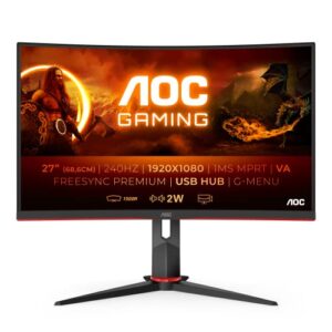 AOC Gaming C27G2ZU - 27 Inch FHD Curved Monitor