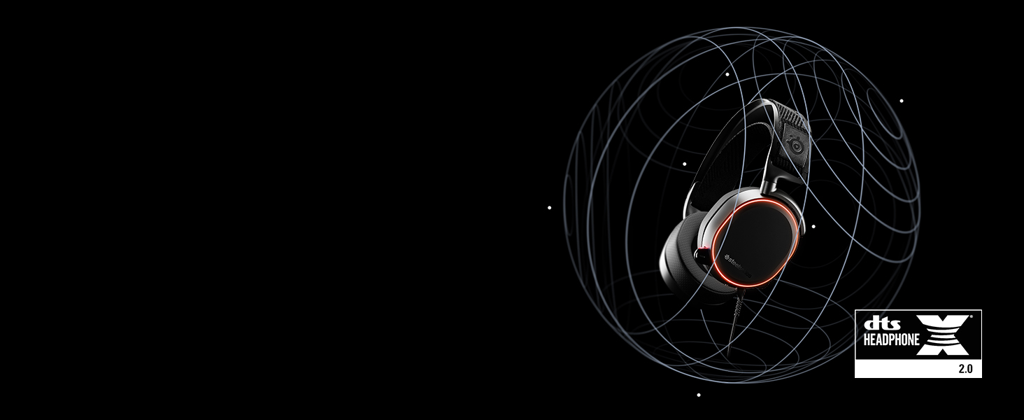 SteelSeries Arctis Pro GameDAC - Gaming Headset - Certified Hi-Res Audio - ESS Sabre DAC