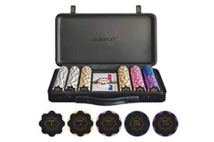 SLOWPLAY Nash 14 Grams Clay Poker Chips Set for Texas Hold’em