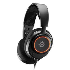 SteelSeries Arctis Nova 3 Multi-System Gaming Headset — Hi-Fi Drivers — 360° Spatial Audio — RGB Lights — AirWeave Memory Foam Earcups — Super Lightweight — ClearCast Gen 2 Mic — PC