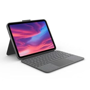 Logitech Combo Touch Detachable Keyboard Case for iPad (10th gen) with Large Precision Trackpad