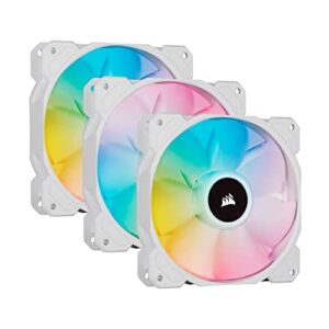 Corsair iCUE SP120 RGB ELITE Performance 120 mm PWM Triple Fan Kit with iCUE Lighting Node CORE (CORSAIR AirGuide Technology