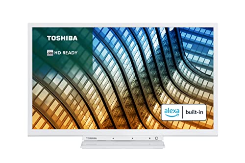 [Amazon Exclusive] Toshiba 24WK3C64DB 24-Inch 720P Smart TV White            [Energy Class F]