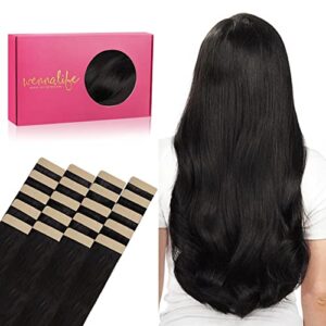 WENNALIFE Tape in Hair Extensions Human Hair