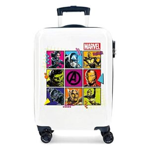 Marvel Avengers Comic Multicoloured Cabin Suitcase 38x55x20 cm Rigid ABS Combination lock 34 Litre 2.6 Kg 4 Double Wheels Hand Luggage