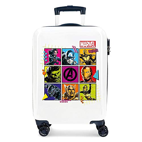 Marvel Avengers Comic Multicoloured Cabin Suitcase 38x55x20 cm Rigid ABS Combination lock 34 Litre 2.6 Kg 4 Double Wheels Hand Luggage
