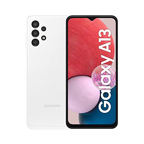 Samsung Galaxy A13 Mobile Phone SIM Free Android Smartphone 64 GB Awesome White 3 Year Warranty