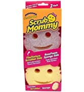 Scrub Daddy Scrub Mommy Assorted 2 Pack, Dual Sided Scrubbing Sponge, Alternative to Non Scratch ...