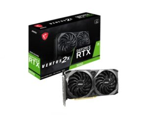 MSI GeForce RTX 3050 VENTUS 2X 8G Gaming Graphics Card - 8GB GDDR6X