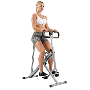 Sunny Health & Fitness Upright Row-N-Ride Rowing Machine Squat Traine