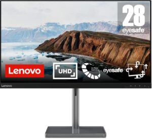 Lenovo L28u-35 28 Inch 4K UHD (2160p) Monitor (IPS Panel