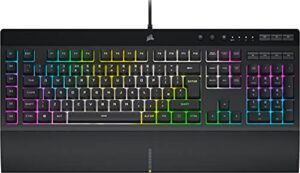 Corsair K55 RGB PRO XT Wired Membrane Gaming Keyboard (Dynamic Per-Key RGB Backlighting