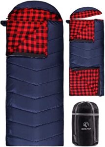 Cotton Flannel Sleeping Bag for Adults