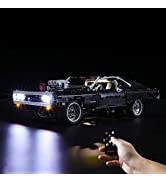 BRIKSMAX Led Lighting Kit for LEGO Dom's Dodge Charger Compatible with LEGO 42111 Building Blocks...