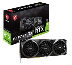 MSI GeForce RTX 3080 Ti VENTUS 3X 12G OC Gaming Graphics Card - 12GB GDDR6X