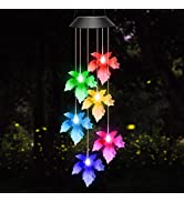 Winzwon Solar Wind Chimes Outdoor, Deer Gifts for Women, Birthday Gifts for Her Grandma, Mum Gift...