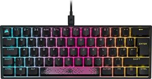 Corsair K65 RGB MINI 60% Mechanical Gaming Keyboard (Customisable RGB Backlighting