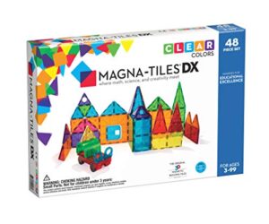 Magna-Tiles Clear Colors 48 Piece DX Se