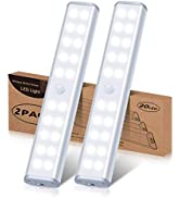 Under Cabinet Light 30 LED Motion Sensor Closet Lighting Battery Operated, Rechargeable Ultra Thi...