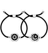 TOTWOO Long Distance Touch Bracelets for Couples, Vibration & Light up for Love Couples Bracelets...