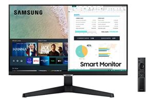 Samsung S24AM506NU - M50A Series - LED monitor - Smart - 24" - 1920 x 1080 Full HD (1080p) @ 60 Hz - IPS - 250 cd/m&sup2; - 1000:1 - HDR10-14 ms - 2xHDMI - speakers - black