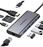 USB C Docking Station, MAVINEX 12 in 1 Triple Display USB C Hub with Dual 4K HDMI & 1080P VGA, 10...