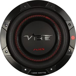 VIBE Audio SLICK 8 Inch 2700W SPL 1350W Max Car Audio Bass Subwoofe