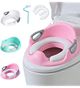 Potty Training Seat for Kids Training Seat Easy to Clean Toilet Trainer with 2pcs Cushion Safety ...